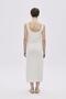 Ecru Textured Long Knitwear Dress - 6