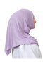 Ready to Wear Turban Soft Headscarf Shawl - Lilac - 5