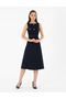 Navy Blue Regular Fit Woven Dress 50292893 -Vr033 - 3