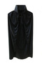 Party Accessory Black Collared Cape Children's Size 90 cm - 3