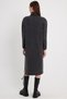 Anthracite Slit Detailed Turtleneck Knitwear Dress - 6