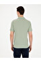 Green Slim Fit 100% Cotton Buttoned Polo Collar T-Shirt 50285411-Vr016 - 5