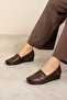 Women's Tan Comfortable Orthopedic Mother Shoes - 3