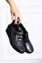 Women's Black Velcro Orthopedic Casual Shoes - 2