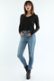 Light Blue Women's Jeans - 2Ja/5661