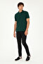 Men's Slim Fit Black Canvas Trousers 50286012-Vr046 - 3