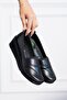 Women's Black Comfortable Orthopedic Mother Shoes - 2
