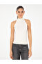 Ecru Slim Fit Knitwear Blouse 50296460-Vr019 - 3