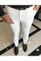 Slim Fit Trousers Ecru T4813 - 2