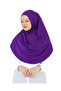 Long Ready to Wear Turban Soft Scarf Islamic Clothing Viscose - Purple - 6