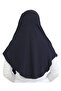 Long Ready-To-Wear Turban Soft Scarf Islamic Clothing Viscose - Navy Blue - 7