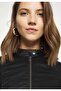 15295403   Women's Leather Coat - Black - 6