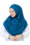 Long Ready-To-Wear Turban Soft Scarf Islamic Clothing Viscose - Turquoise - 5