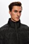 Ds Damat Regular Fit Black Inflatable Hooded Coat - 3