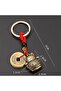 Chinese Feng Shui Maneki Neko - Luck and Blessings Keychain, Metal Material - 4