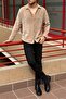 Shirt Collar, Buttoned, Starboy Style, Standard Fit, Velvet Shirt 1613 - 4