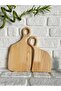 2-Piece Wooden Decorative Cutting and Presentation Board - 4