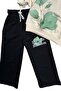 Girl's Tulip Printed Sweatshirt Text Detailed Bottom Tracksuit Green Tracksuit Set - 4