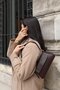 Brown Women's Simple Design Clamshell Bag - 2