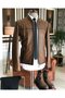 100% Original Lamb Leather Coat Jacket Camel T4312 - 5