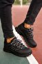 Black Unisex 3d Rubber Trekking Shoes00128060