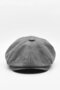 Men's 8-Piece Cotton Newsboy British Cap Hat Gray - 3