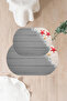 Digital Washable Modern Starfish Oval Bath Mat Toilet Set - 5