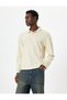 Polo Collar Sweater Textured Cotton Blend