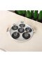 Metal Presentation Tray Metal Tea Plate Set - 6 Tea Plates and 6 Presentation Trays - 3