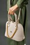 Luxurious Textured Chain Detailed Women's Bag - Stylish Handbag