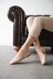Women's Ravello Ballerina Shoes - Tan-Patent Leather - 3