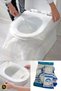 Aveo 50-piece disposable toilet seat cover toilet bag toilet lid cover dispenser