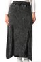 Elastic Waist Berra Tie Detail Autumn and Winter Long Knitwear Skirt Smoked Fm - 4