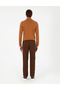 Brown Regular Fit Basic Canvas Trousers 50292505-Vr029 - 4