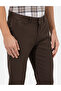 Brown Slim Fit Canvas Trousers 50265904-Vr029 - 7