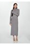 Perkins Collar Knitwear Dress - 2
