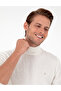 Ecru Slim Fit Half Turtleneck Basic Knitwear Sweater 50296614-Vr019 - 2