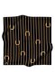 Tivil Black-gold Silk Scarf 10502-0001-0001 - 2