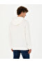 Ecru 2 Thread Regular Fit K Hooded Sweatshirt 50272827-Vr019 - 5