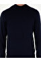Navy Blue Slim Fit Half Turtleneck Basic Knitwear Sweater 50296548-Vr033 - 6