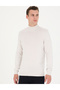 Stone Slim Fit Turtleneck Basic Knitwear Sweater 50276162 -Vr049