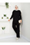 Wonderful Knitted Knitwear with Knitted Detail, Comfortable and Stylish Two-Piece Set - 6
