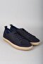 Select 5519 genuine leather causal men's shoes navy blue nubuck