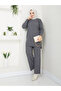 Wonderful Knitted Knitwear with Knitted Detail, Comfortable and Stylish Two-Piece Set - 7