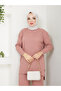 Wonderful Knitted Knitwear with Knitted Detail, Comfortable and Stylish Two-Piece Set - 2