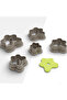 Organic Flower Shaped Polymer Clay Mold, Earring Mold, Jewelry Mold, Clay Cutter, 5 Sizes, No: 861 - 2