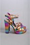 Select 8276 evening high heel shoes (heel: 12.5 cm platform: 2cm) colorful - 4