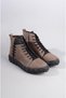 SELECT 6389 Genuine Leather LEATHER MEN'S CASUAL BOOTS TAUPE COLOR - 4