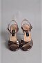SEÇ 649 WOMEN'S EVENING SHOES (Heel Height: 10 cm) PLATINUM - 2