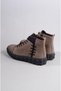 SELECT 6389 Genuine Leather LEATHER MEN'S CASUAL BOOTS TAUPE COLOR - 7